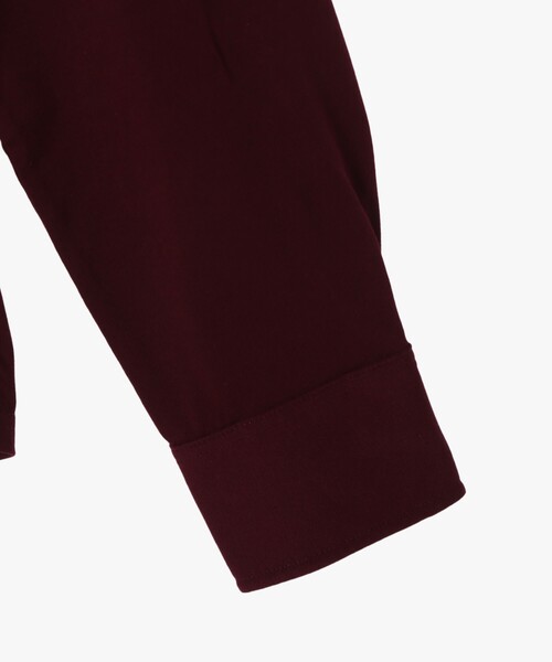 agnes b.（アニエスベー）の「メンズ コットン 長袖 ジップシャツ "Metro"（シャツ/ブラウス・メンズ・ボルドー・2/1）」の6枚目の写真