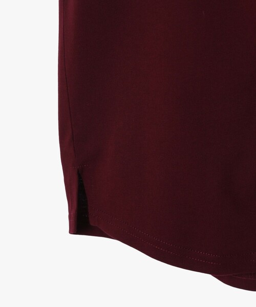 agnes b.（アニエスベー）の「メンズ コットン 長袖 ジップシャツ "Metro"（シャツ/ブラウス・メンズ・ボルドー・2/1）」の7枚目の写真