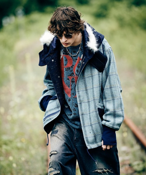 High Neck Short Mods Coat / ハイネックショートモッズコート