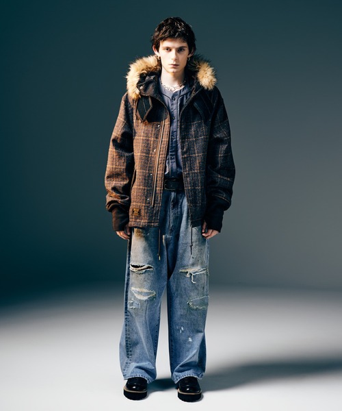 High Neck Short Mods Coat / ハイネックショートモッズコート