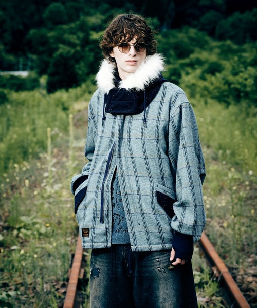 High Neck Short Mods Coat / ハイネックショートモッズコート