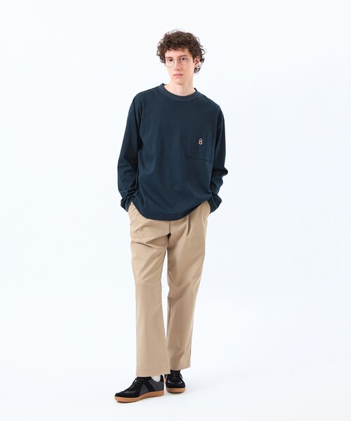 MACKINTOSH PHILOSOPHY（ﾏｯｷﾝﾄｯｼｭ ﾌｨﾛｿﾌｨｰ）の「バッキンガムベア コンパクトスムース スピンドルTシャツ（Tシャツ/カットソー・メンズ・ブルー系その他3/グレー系その他2/ホワイト/ダークネイビー・38/40）」の10枚目の写真