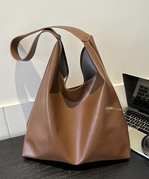 Ressaca(レサーカ)の「PUレザーワンショルダートートバッグ(トートバッグ・レディース・ブラック/ブラウン/ダークブラウン・FREE)」の6枚目の写真