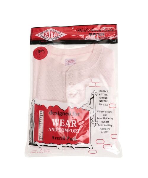 Ungrid(アングリッド)の「FAITH MILLS別注ヘンリーネックショートロングスリーブTee(Tシャツ/カットソー・レディース・チャコールグレー/ライトグレー/ピンク/イエロー・FREE)」の20枚目の写真