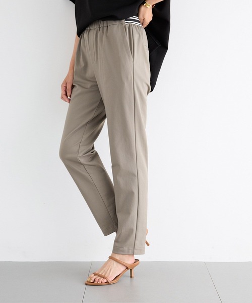 BARNYARDSTORM（バンヤードストーム）の「BARNYARDSTORM / ハイテンションウエストラインパンツ/ ハンドウォッシャブル【WEB限定サイズ】（その他パンツ・レディース・モカ/ブラック・L/M/S）」の17枚目の写真