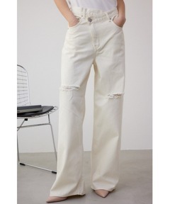 未使用）Healthy denim別注 CLASH W デニムパンツ（ホワイト） Healthy denim/ヘルシーデニム】 別注CLASH W デニムパンツ