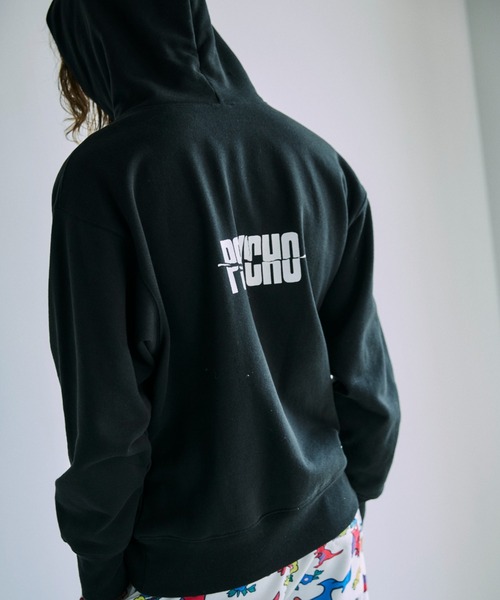 OPULENCE（オーピュレンス）の「PSYCHO collectionフーディー（パーカー・メンズ・グリーン/ブラック・MEDIUM/LARGE/SMALL）」の5枚目の写真