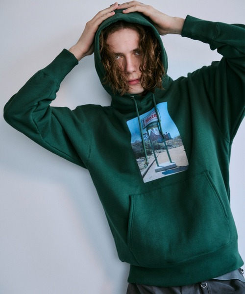 OPULENCE（オーピュレンス）の「PSYCHO collectionフーディー（パーカー・メンズ・グリーン/ブラック・MEDIUM/LARGE/SMALL）」の19枚目の写真