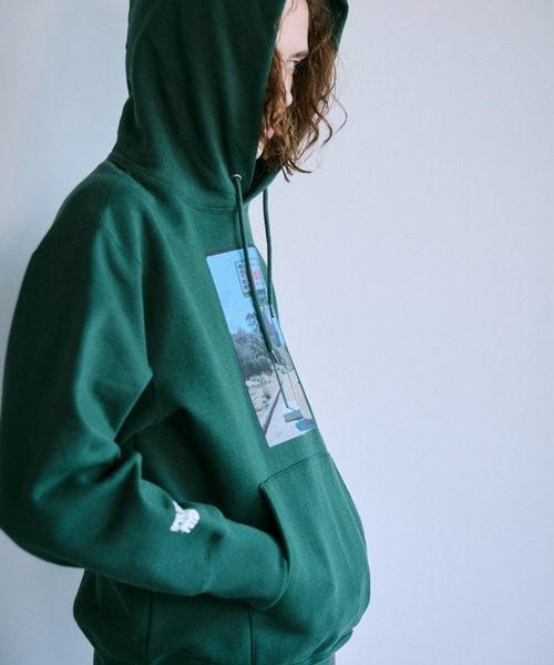 OPULENCE（オーピュレンス）の「PSYCHO collectionフーディー（パーカー・メンズ・グリーン/ブラック・MEDIUM/LARGE/SMALL）」の21枚目の写真