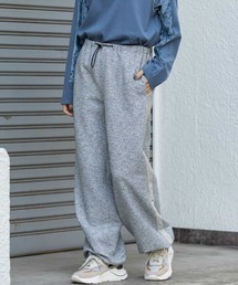 Munich | ツイード×ヴィンテージサテンサイドストライプイージーパンツ(その他パンツ)