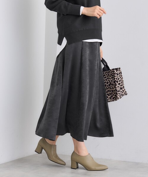 INDIVI（インディヴィ）の「【UVケア／セットアップ可能】スエード調サテンスカート（スカート・レディース・ベージュ系9/チャコールグレー/グレー系4・40/38/36/05/13/19/15 ）」の13枚目の写真