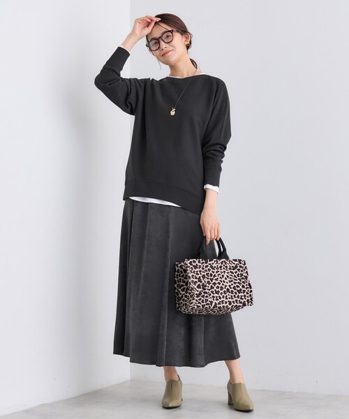 INDIVI（インディヴィ）の「【UVケア／セットアップ可能】スエード調サテンスカート（スカート・レディース・ベージュ系9/チャコールグレー/グレー系4・40/38/36/05/13/19/15 ）」の15枚目の写真