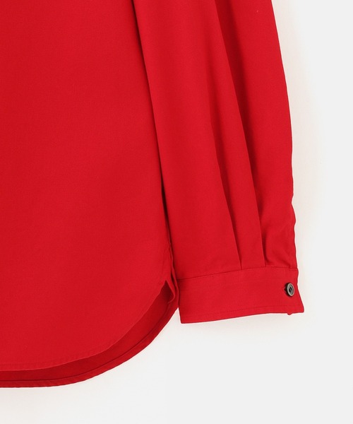 WHITE MOUNTAINEERING(ホワイトマウンテニアリング)の「WHITE MOUNTAINEERING MID GUSSET SLEEVE BD SHIRT WM2571110(シャツ/ブラウス・メンズ・レッド/ホワイト・L)」の6枚目の写真