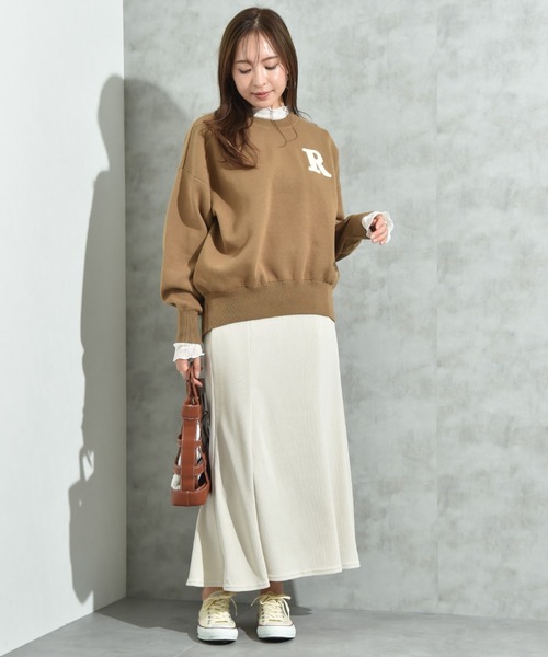 INTERPLANET(インタープラネット)の「モールコールスカート(スカート・レディース・アイボリー/ブラック/イエロー・FREE)」の6枚目の写真