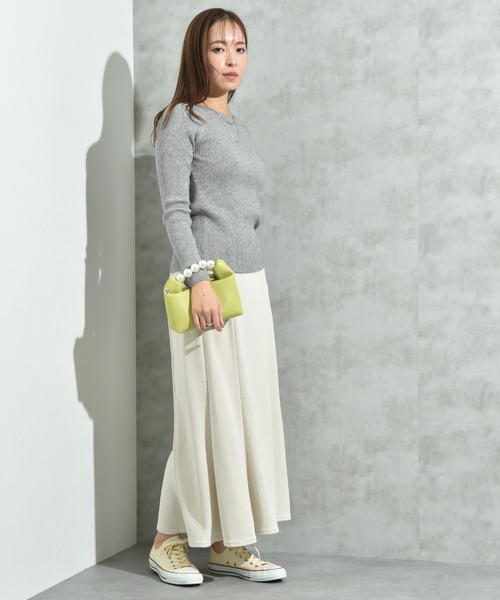 INTERPLANET(インタープラネット)の「モールコールスカート(スカート・レディース・アイボリー/ブラック/イエロー・FREE)」の8枚目の写真