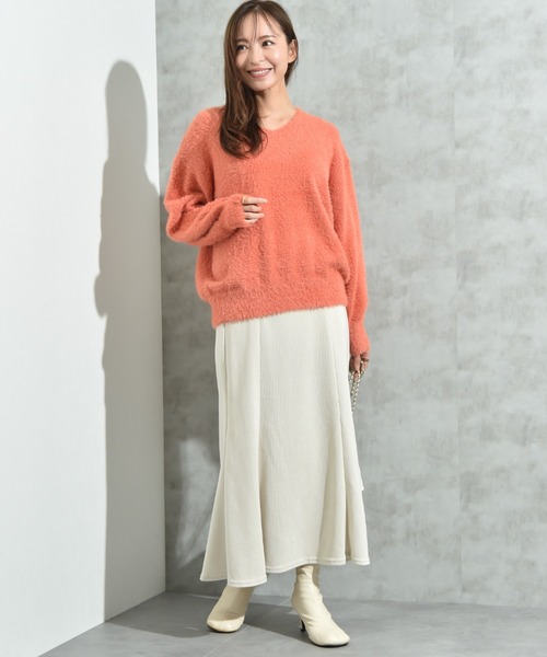 INTERPLANET(インタープラネット)の「モールコールスカート(スカート・レディース・アイボリー/ブラック/イエロー・FREE)」の16枚目の写真