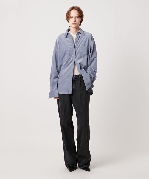 AEWEN MATOPH（イウエン マトフ）の「＜AEWEN MATOPH＞コーデュロイシャツ ‐ ウォッシャブル ‐（シャツ/ブラウス・レディース・ベージュ/ライトブルー・FREE）」の21枚目の写真
