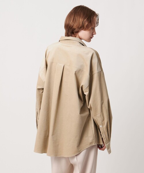AEWEN MATOPH（イウエン マトフ）の「＜AEWEN MATOPH＞コーデュロイシャツ ‐ ウォッシャブル ‐（シャツ/ブラウス・レディース・ベージュ/ライトブルー・FREE）」の15枚目の写真