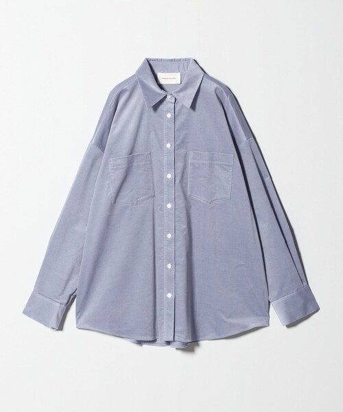 AEWEN MATOPH（イウエン マトフ）の「＜AEWEN MATOPH＞コーデュロイシャツ ‐ ウォッシャブル ‐（シャツ/ブラウス・レディース・ベージュ/ライトブルー・FREE）」の14枚目の写真