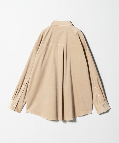 AEWEN MATOPH（イウエン マトフ）の「＜AEWEN MATOPH＞コーデュロイシャツ ‐ ウォッシャブル ‐（シャツ/ブラウス・レディース・ベージュ/ライトブルー・FREE）」の7枚目の写真