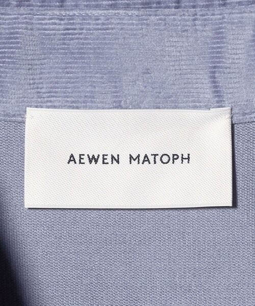 AEWEN MATOPH（イウエン マトフ）の「＜AEWEN MATOPH＞コーデュロイシャツ ‐ ウォッシャブル ‐（シャツ/ブラウス・レディース・ベージュ/ライトブルー・FREE）」の4枚目の写真