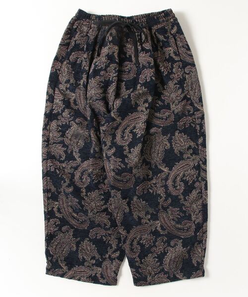 my beautiful landlet（マイビューティフルランドレット）の「【my beautiful landlet】 JACQUARD WIDE EASY PANTS（その他パンツ・メンズ・ネイビー/ベージュ/ブラック・2/1/0）」の3枚目の写真