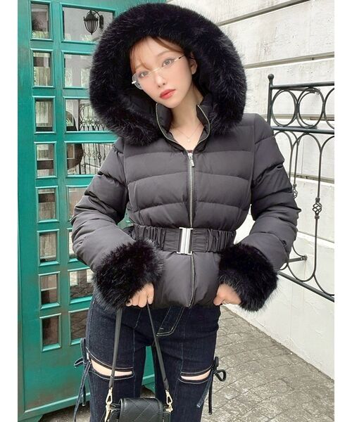 RESEXXY ショートダウンジャケット ブラック 楽天市場】RESEXXY リゼクシー ショートダウンジャケット