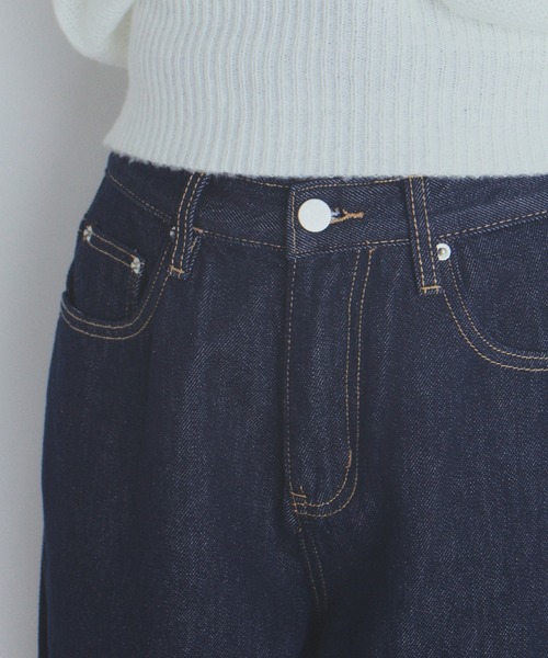 manana suerte（マニャーナスエルテ）の「コクーンデニムパンツ（デニムパンツ・レディース・ブルー・MEDIUM/LARGE）」の7枚目の写真