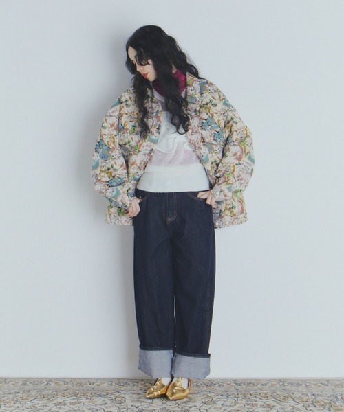 manana suerte（マニャーナスエルテ）の「コクーンデニムパンツ（デニムパンツ・レディース・ブルー・MEDIUM/LARGE）」の15枚目の写真