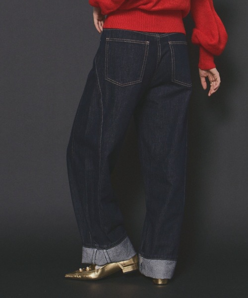 manana suerte（マニャーナスエルテ）の「コクーンデニムパンツ（デニムパンツ・レディース・ブルー・MEDIUM/LARGE）」の19枚目の写真