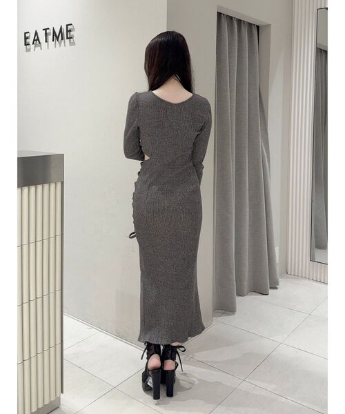 デコルテリブギャザーワンピース（ワンピース）｜EATME