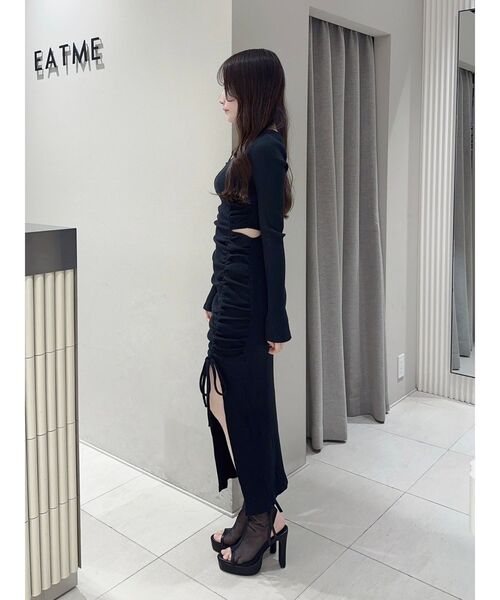 EATME　デコルテリブワンピース EATME EATME(イートミー）デコルテリブワンピース 即納