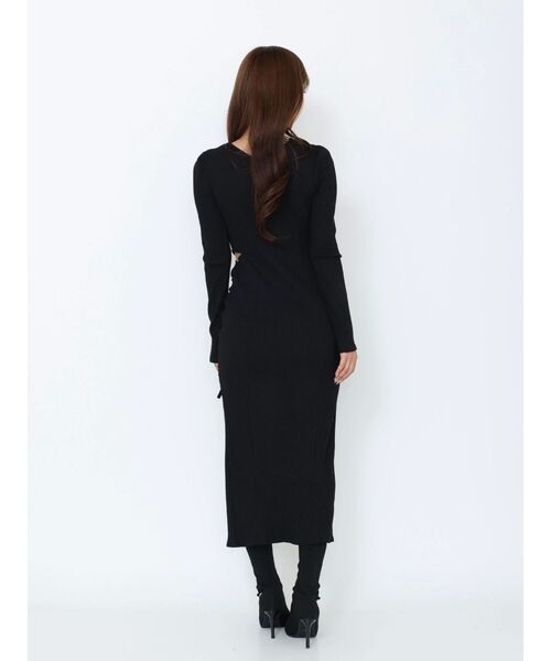 EATME デコルテリブワンピース EATME EATME(イートミー）デコルテリブワンピース 即納