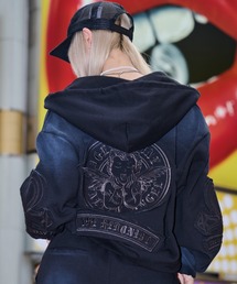 A'GEM/9 パーカー A'GEM/9 × .kom 『A'GEM/9/エージェムナイン』 Ed Hardy カラー