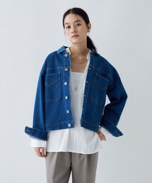 cloenc（クロエンス）の「【手洗い可】ストレッチデニムジャケット（デニムジャケット）」