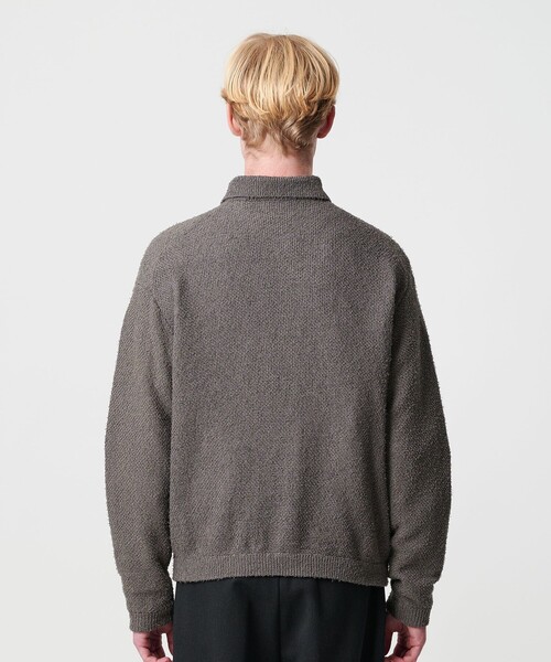 BEAUTY&YOUTH UNITED ARROWS(ビューティーアンドユースユナイテッドアローズ)の「ニュアンス カール 2B ポロニット(ニット/セーター・メンズ・オレンジ/オリーブ/ブラック・S/M/XL/L)」の21枚目の写真