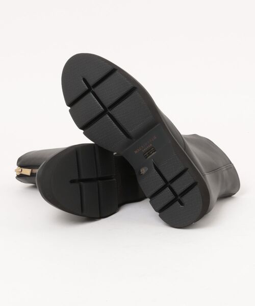 MACKINTOSH LONDON(マッキントッシュ ロンドン)の「トラックソールジップアップショートブーツ(ブーツ・レディース・ブラック・24.5cm/24.0cm/23.5cm/23.0cm/22.5cm)」の3枚目の写真