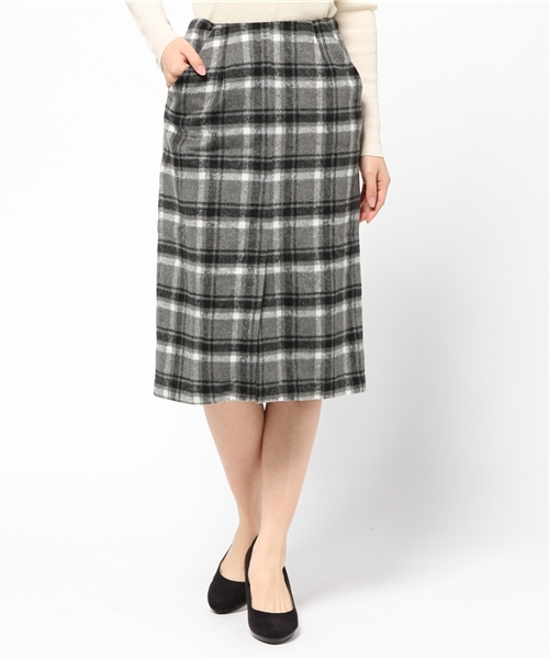 Chico(チコ)の「【who's who Chico】チェックタイトスカート(スカート・レディース・グレー/ネイビー/ベージュ・FREE)」の13枚目の写真