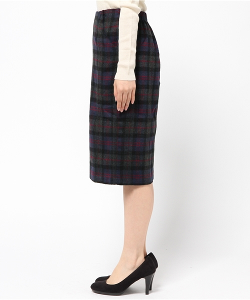 Chico(チコ)の「【who's who Chico】チェックタイトスカート(スカート・レディース・グレー/ネイビー/ベージュ・FREE)」の5枚目の写真