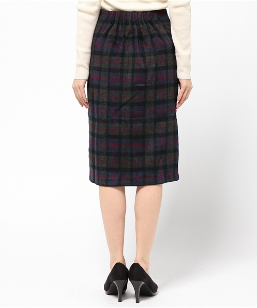 Chico(チコ)の「【who's who Chico】チェックタイトスカート(スカート・レディース・グレー/ネイビー/ベージュ・FREE)」の6枚目の写真