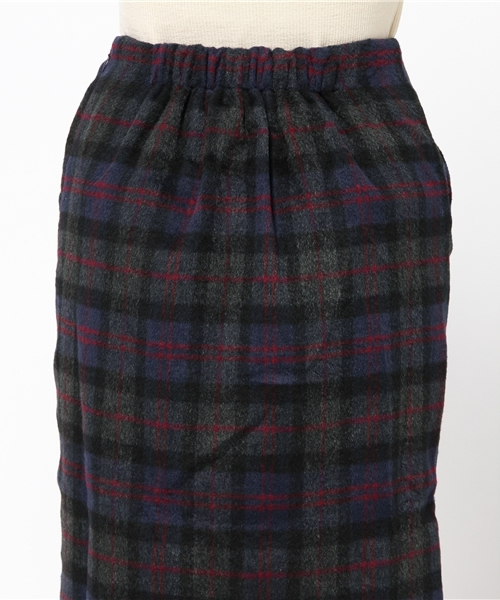 Chico(チコ)の「【who's who Chico】チェックタイトスカート(スカート・レディース・グレー/ネイビー/ベージュ・FREE)」の8枚目の写真