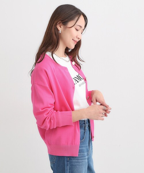 セール】【洗える/S-LL】大人フェミニン さらっとタッチのニット