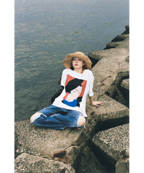 OKAMUNE ARCHIVES】ICHIRO TSURUTA 002（Tシャツ/カットソー