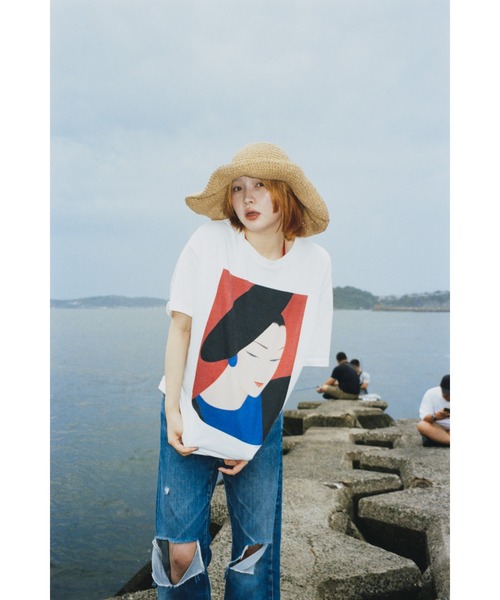 OKAMUNE ARCHIVES】ICHIRO TSURUTA 002（Tシャツ/カットソー