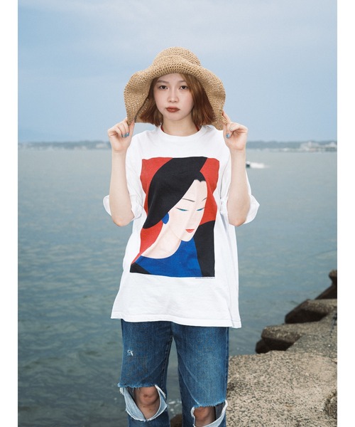 OKAMUNE ARCHIVES】ICHIRO TSURUTA 002（Tシャツ/カットソー