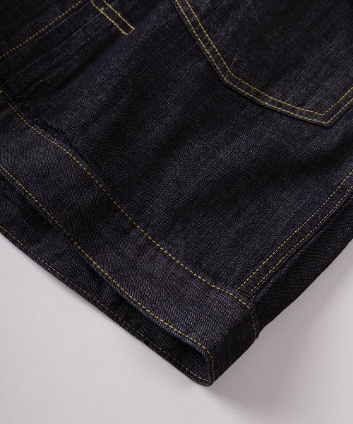 HOUSTON（ヒューストン）の「【86】【HOUSTON/ヒューストン】USAコットン 1st/2nd ライトオンス デニムジャケット/Gジャン/アメカジ（デニムジャケット・メンズ・ワンウォッシュ/インディゴブルー・38/40/42/44）」の6枚目の写真