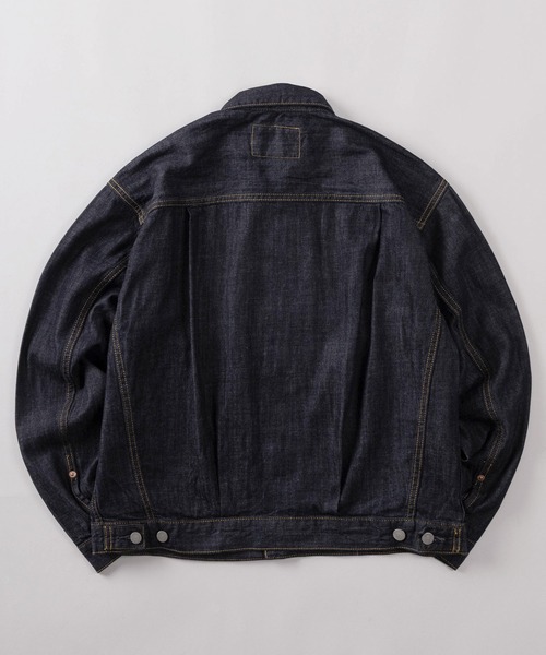 HOUSTON（ヒューストン）の「【86】【HOUSTON/ヒューストン】USAコットン 1st/2nd ライトオンス デニムジャケット/Gジャン/アメカジ（デニムジャケット・メンズ・ワンウォッシュ/インディゴブルー・38/40/42/44）」の12枚目の写真