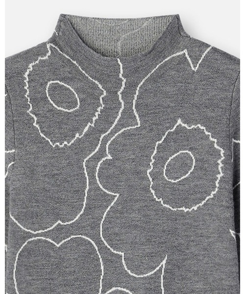 marimekko（マリメッコ）の「Sh Willat Piirto Unikko / dress（ワンピース・レディース・ライトグレー・X-SMALL/SMALL/MEDIUM/LARGE）」の4枚目の写真