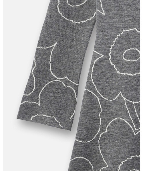 marimekko（マリメッコ）の「Sh Willat Piirto Unikko / dress（ワンピース・レディース・ライトグレー・X-SMALL/SMALL/MEDIUM/LARGE）」の8枚目の写真