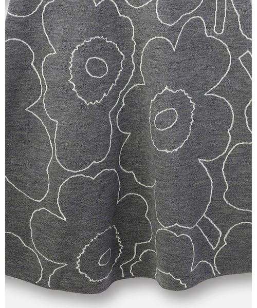 marimekko（マリメッコ）の「Sh Willat Piirto Unikko / dress（ワンピース・レディース・ライトグレー・X-SMALL/SMALL/MEDIUM/LARGE）」の6枚目の写真